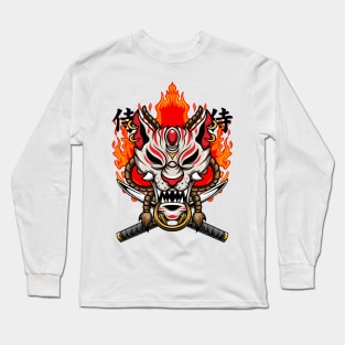 Kitsune Mask 5 Long Sleeve T-Shirt